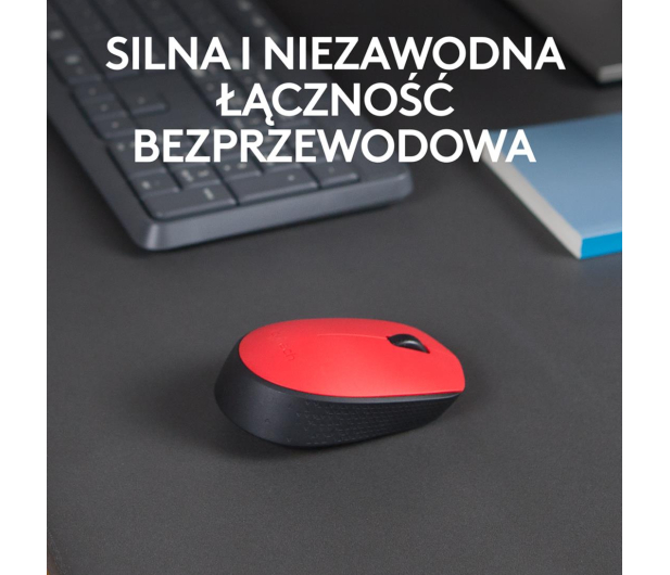Logitech M171 czerwona - 285735 - zdjęcie 7